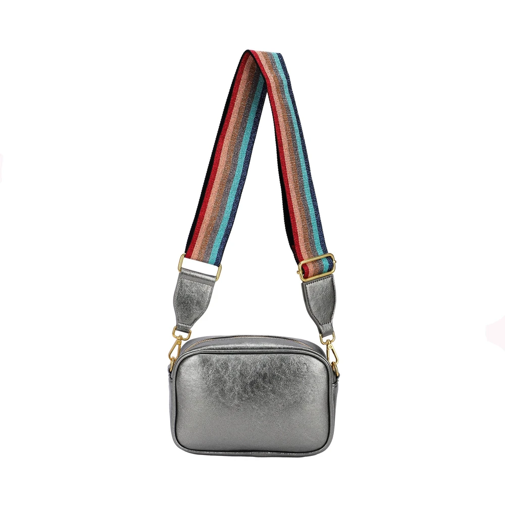 Bolsa tiracolo com alça colorida GB