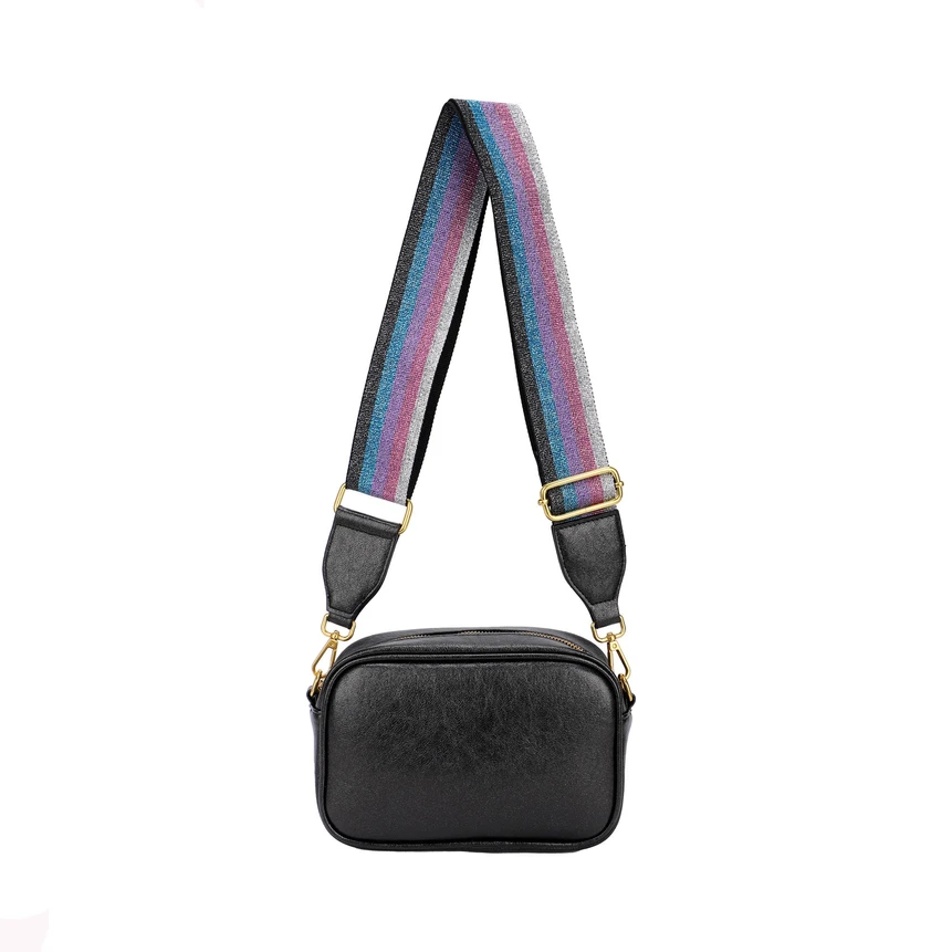 Bolsa tiracolo com alça colorida GB