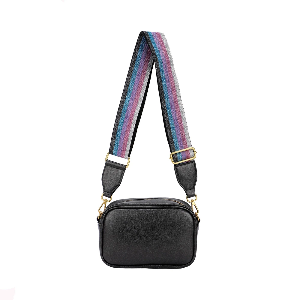 Bolsa tiracolo com alça colorida GB