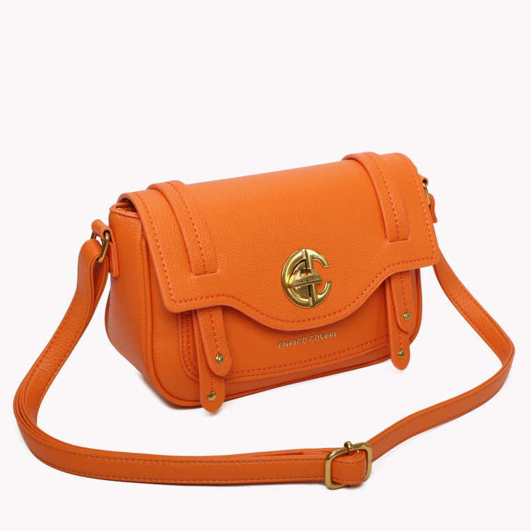 Satchel style bag with gold details GB