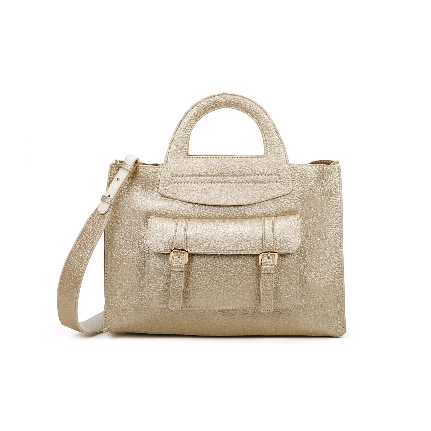 Borsa bauletto con manico differenziato GB