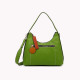 Shoulder bag with GB colored zipper