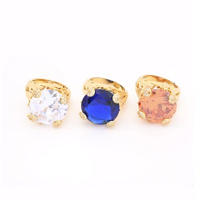 Semi precious ring with stone GB