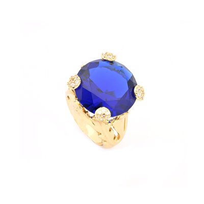 Semi precious ring with stone GB