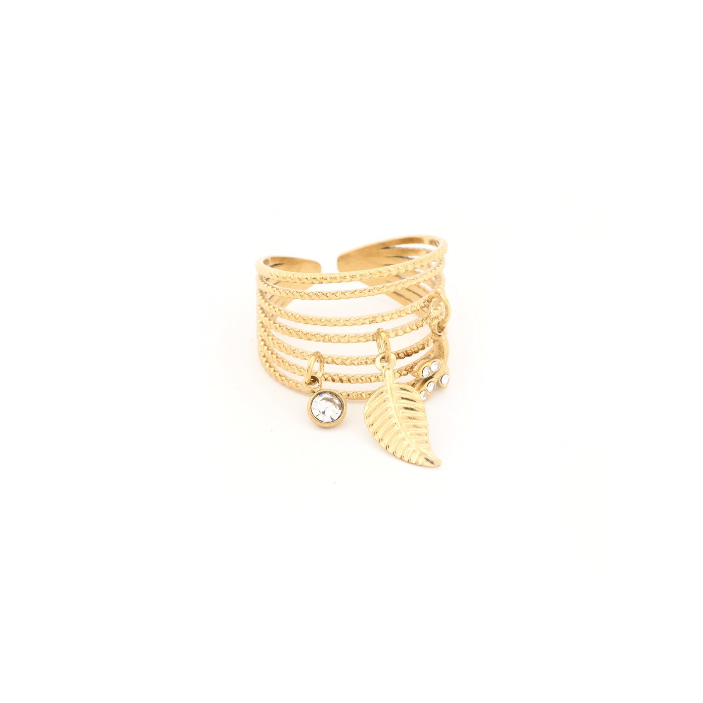 Anillo ajustable acero hoja GB