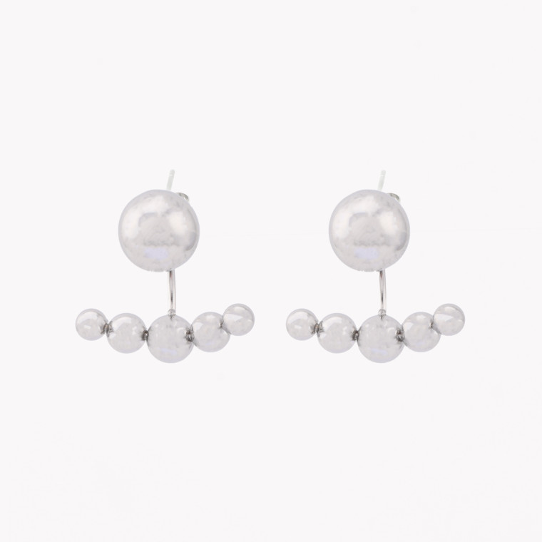 Spheres steel earrings GB