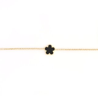 Bracciale in acciaio madreperla trifoglio GB