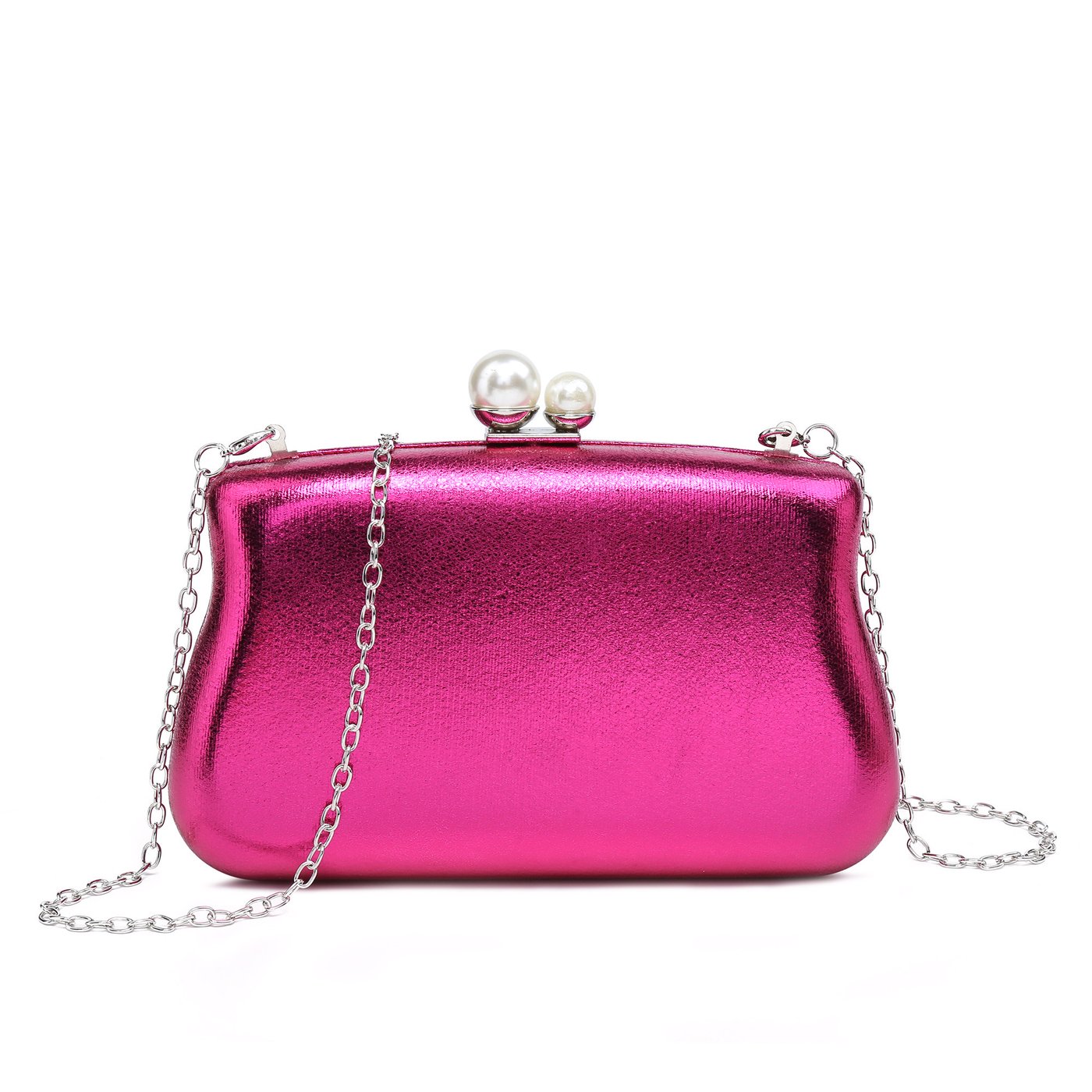 bolso GB con cremallera y perlas