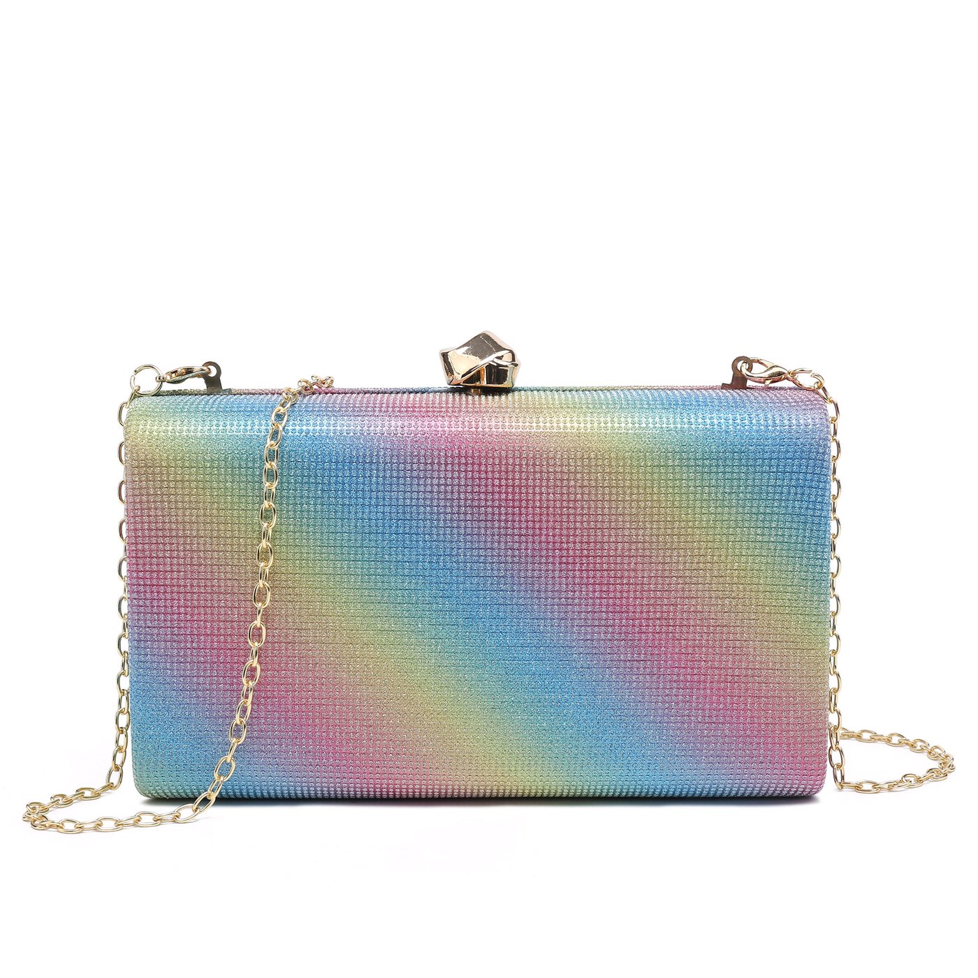 Bolsa de festa pesponto glitter GB