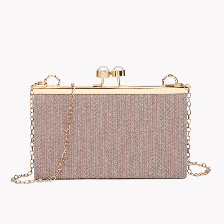 Belt bag with snap closure and pearl detail GB