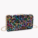 Rectangular party bag with GB sequins
