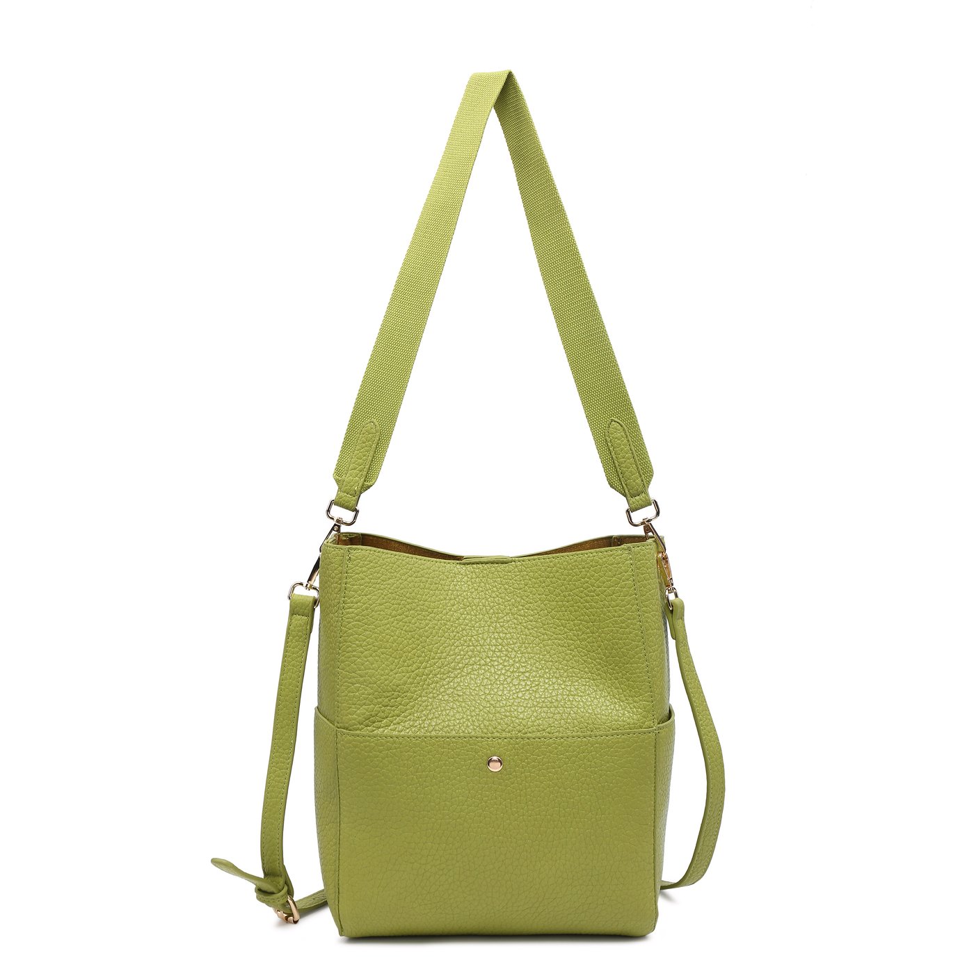 Shoulder bag with external pocket GB