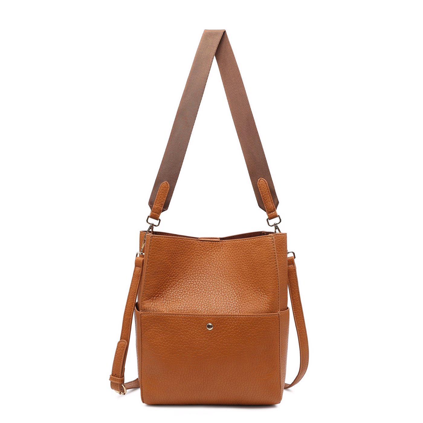 Shoulder bag with external pocket GB