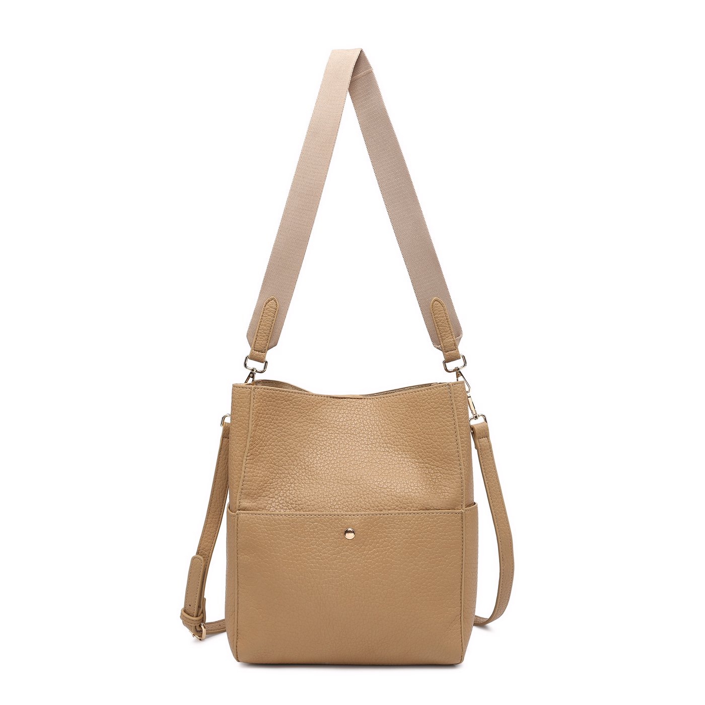 Shoulder bag with external pocket GB