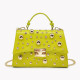Bag with flap closure and GB studs