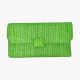 GB raffia clutch bag