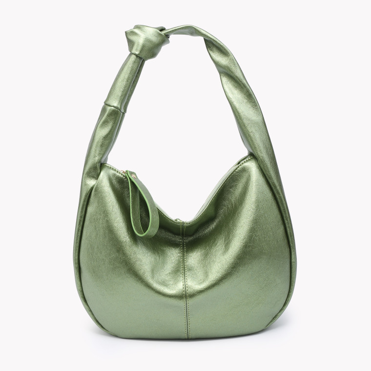 Bolso estilo hobo metálico GB