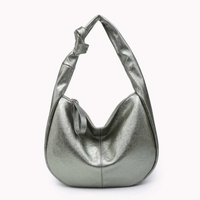 Borsa stile hobo metallizzata GB