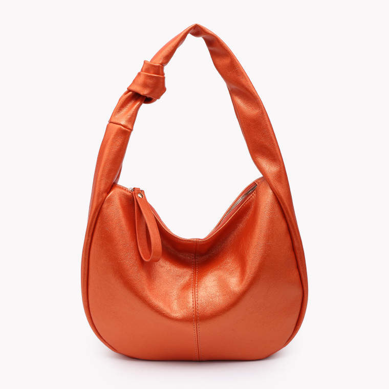 Bolso estilo hobo metálico GB