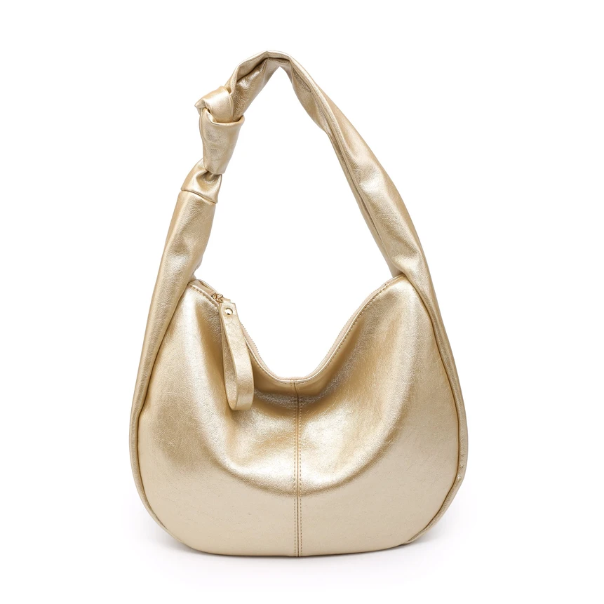 GB Metallic Hobo Style Bag