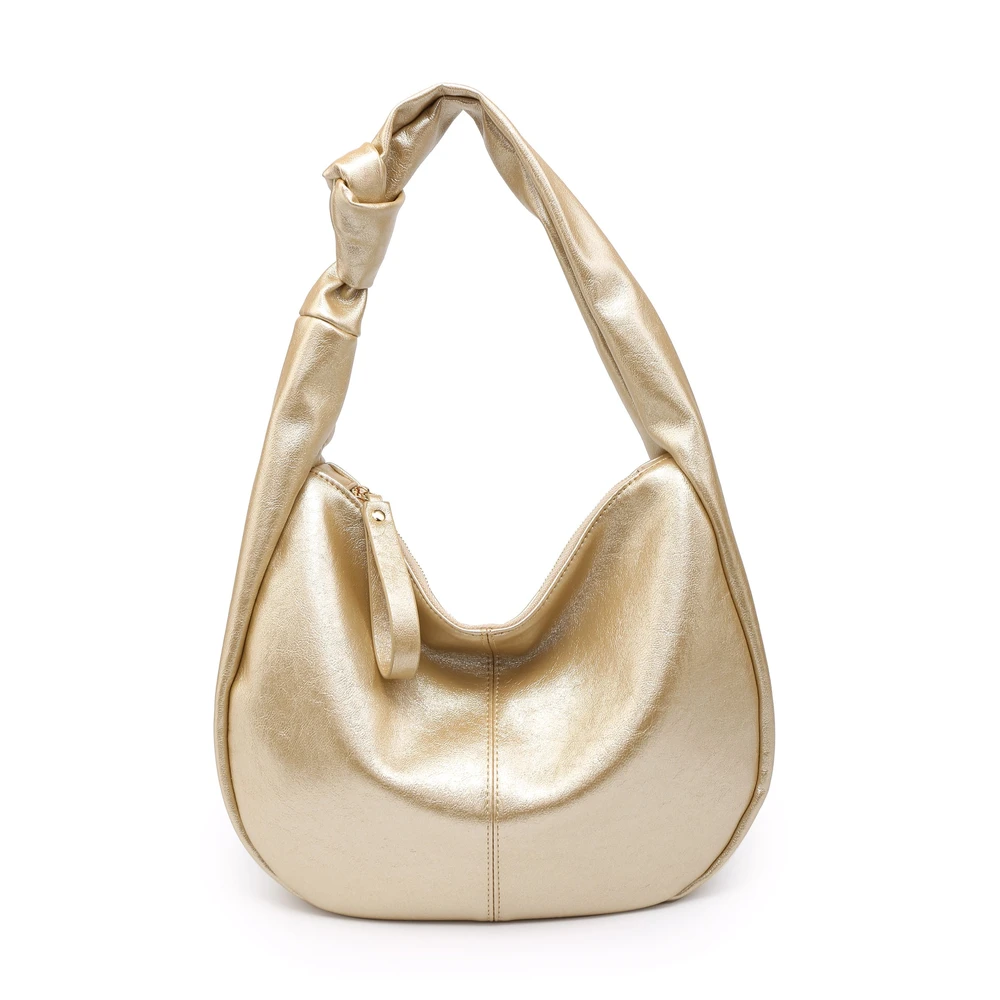 GB Metallic Hobo Style Bag