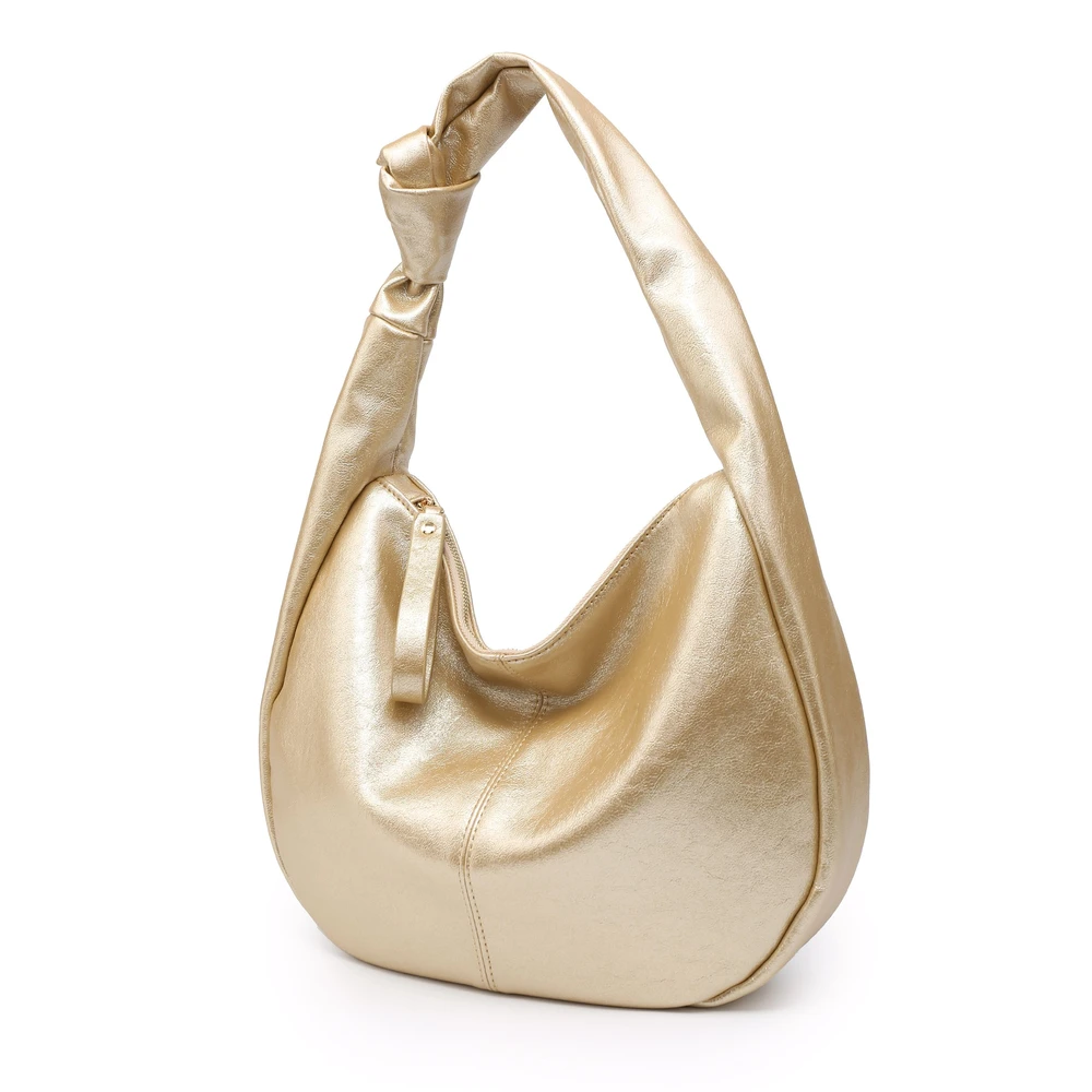 GB Metallic Hobo Style Bag