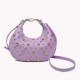 Hobo style shoulder bag with GB studs