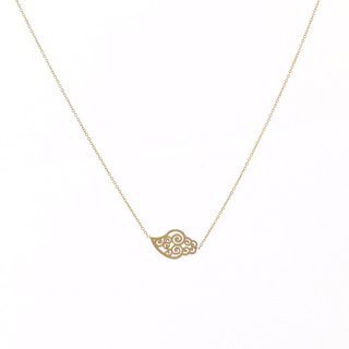Collar en acero con coração de viana GB