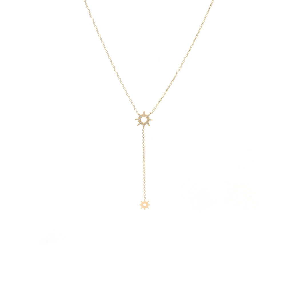 Collar en acero colgado sol GB