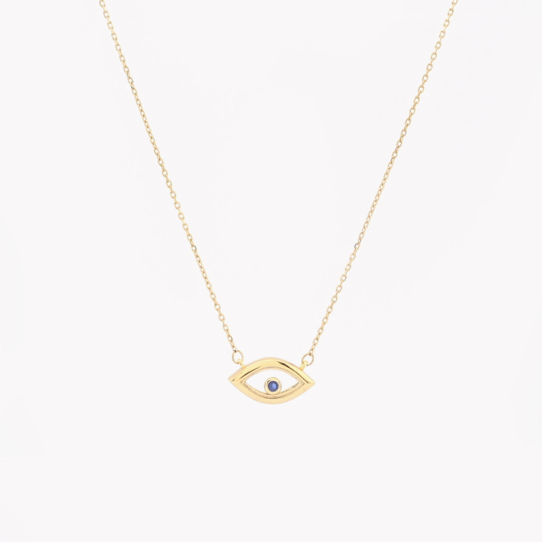 Semi precious necklace round irregular GB