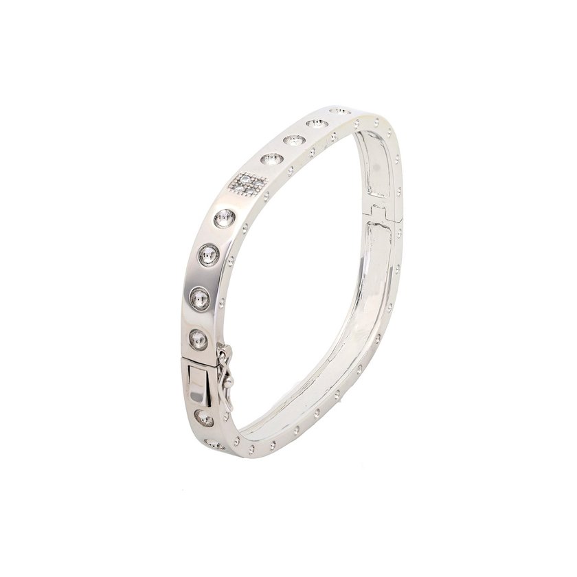 Bracciale rigida semi preziosi piazza GB