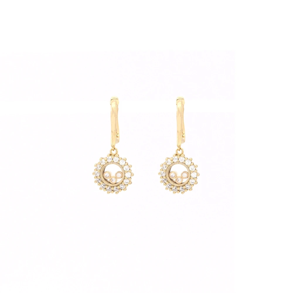 Pendientes semi joyas redondo irregular GB
