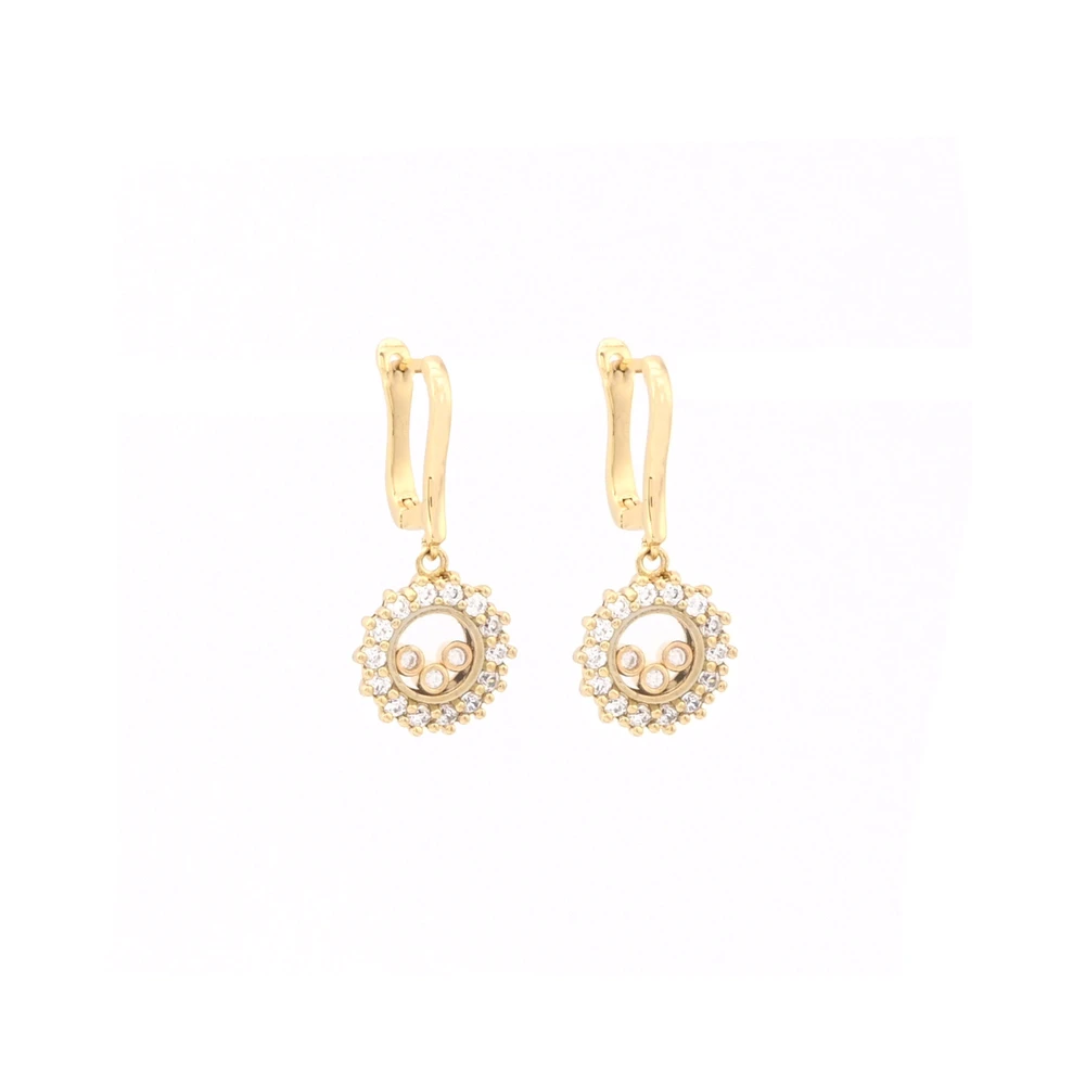 Pendientes semi joyas redondo irregular GB