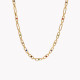 Steel necklace chain brilliants GB