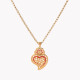 Coração de viana semi precious small necklace GB