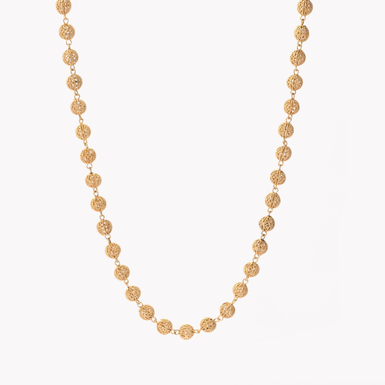 Semi precious necklace viana&#039;s beads 8mm GB
