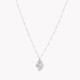Steel pearls necklace heart of viana GB