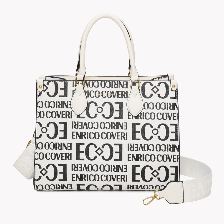 On the go style bag with GB print