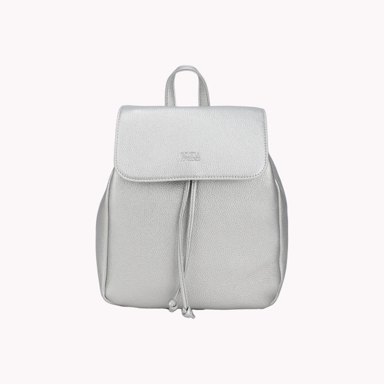 Backpack with flap closure and GB detail