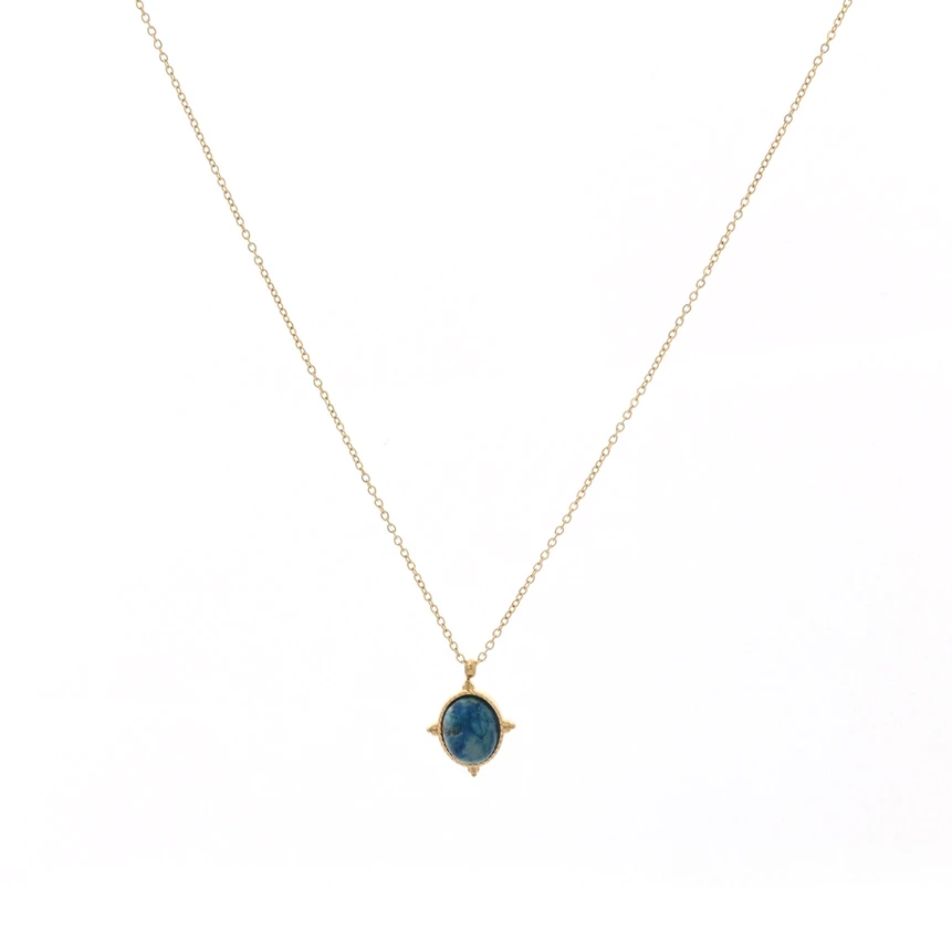 Collar en acero colgante redondo GB
