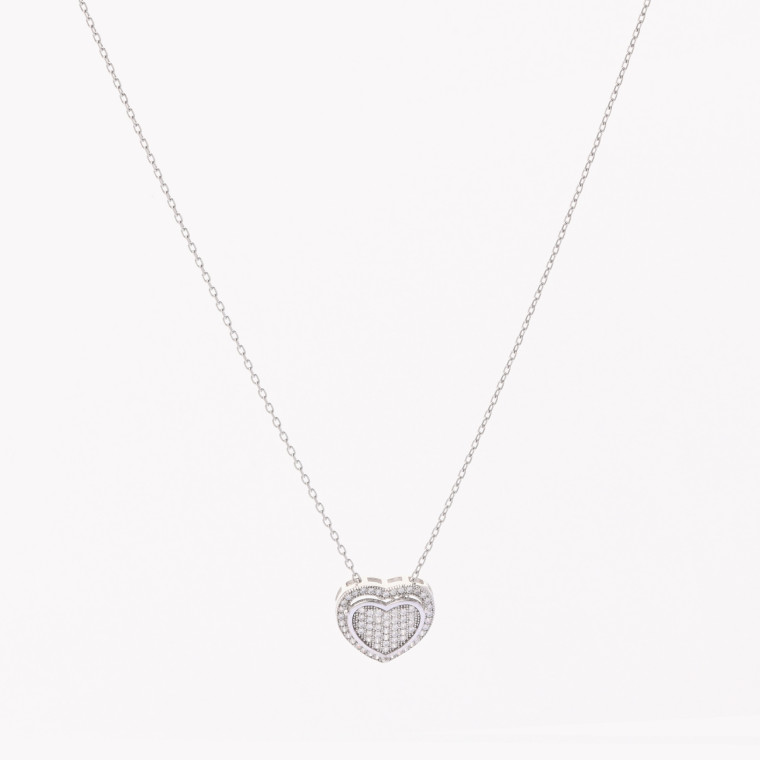S925 necklace heart brilliants GB