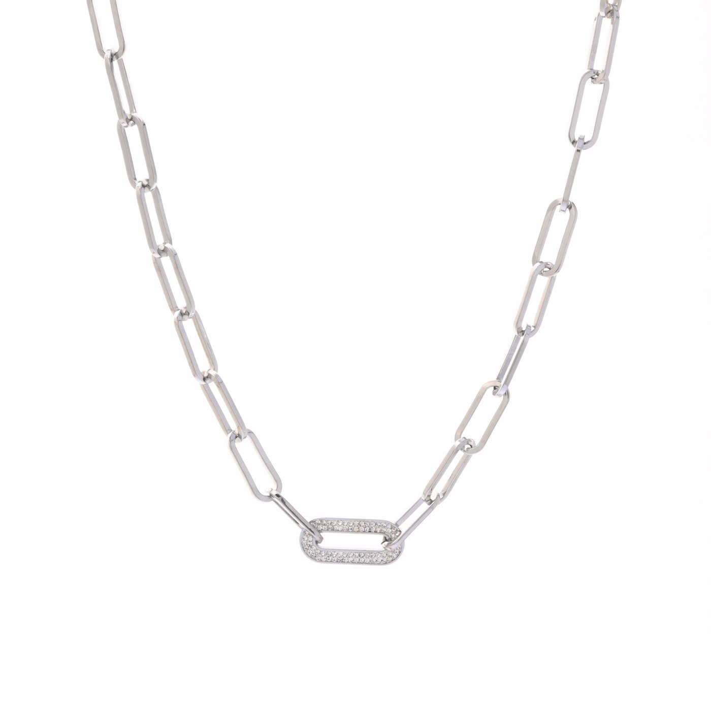 Thick Glamour necklace with oval links