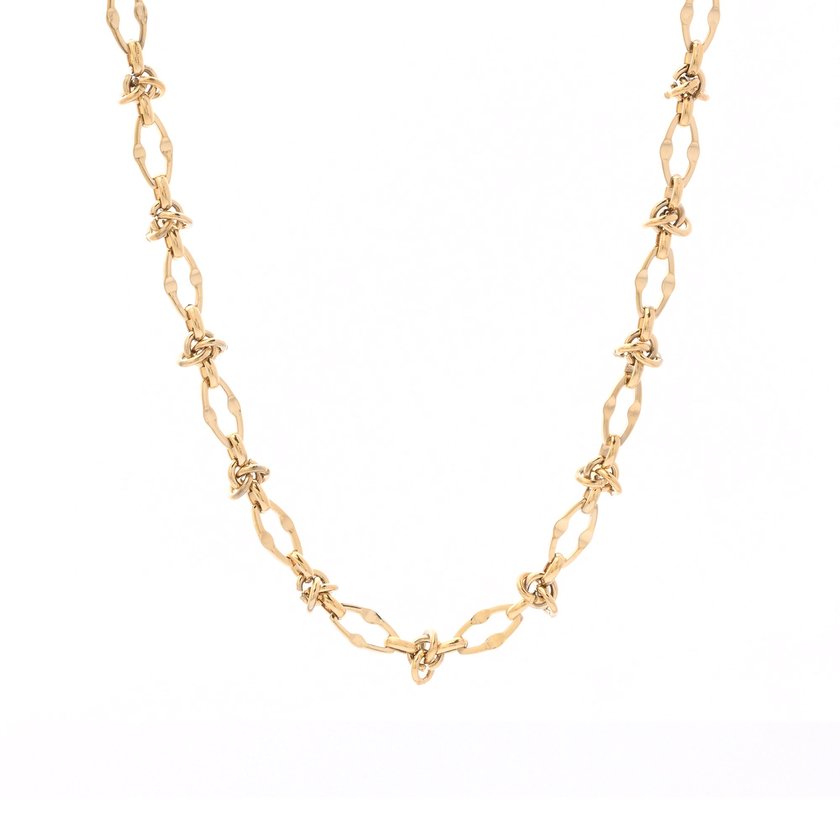 Collana in acciaio intrecciate GB