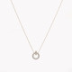 Circle steel necklace GB