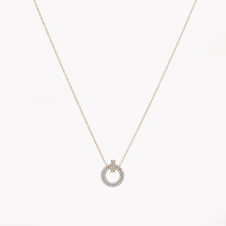 Circle steel necklace GB