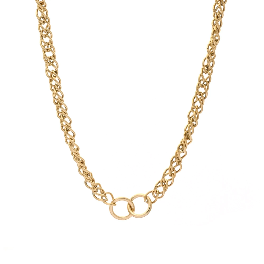 Collier en acier cercles entrelacé GB