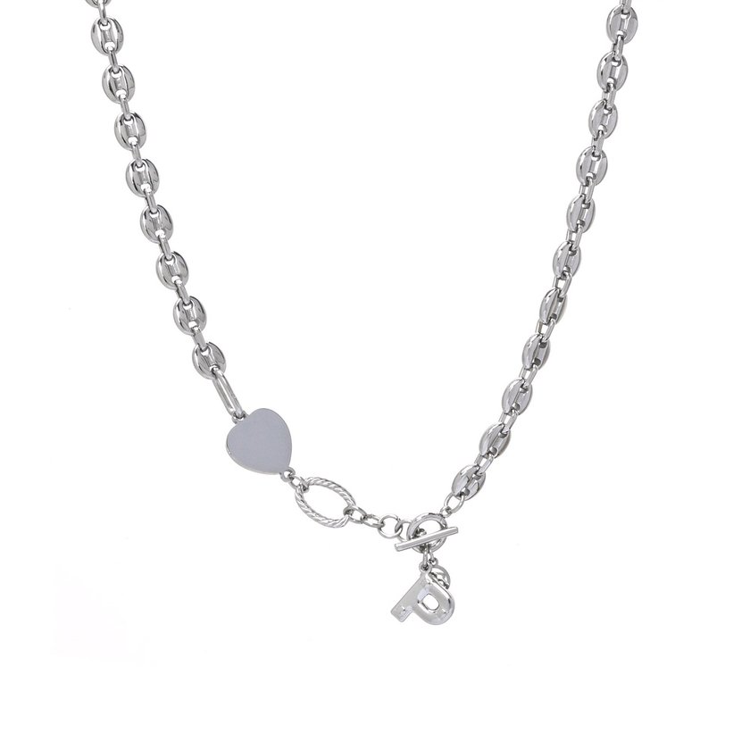 Steel necklace thick p GB