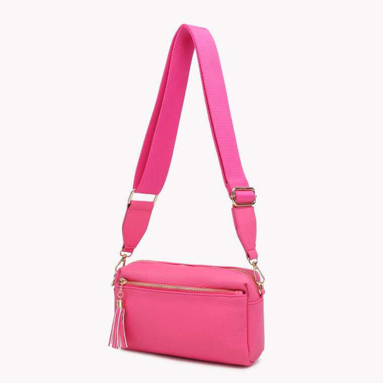 Crossbody bag with pockets and GB accessory