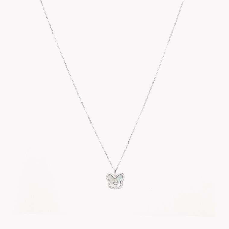 S925 necklace butterfly GB