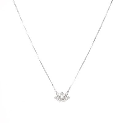 Collier S925 fleur de lotus GB